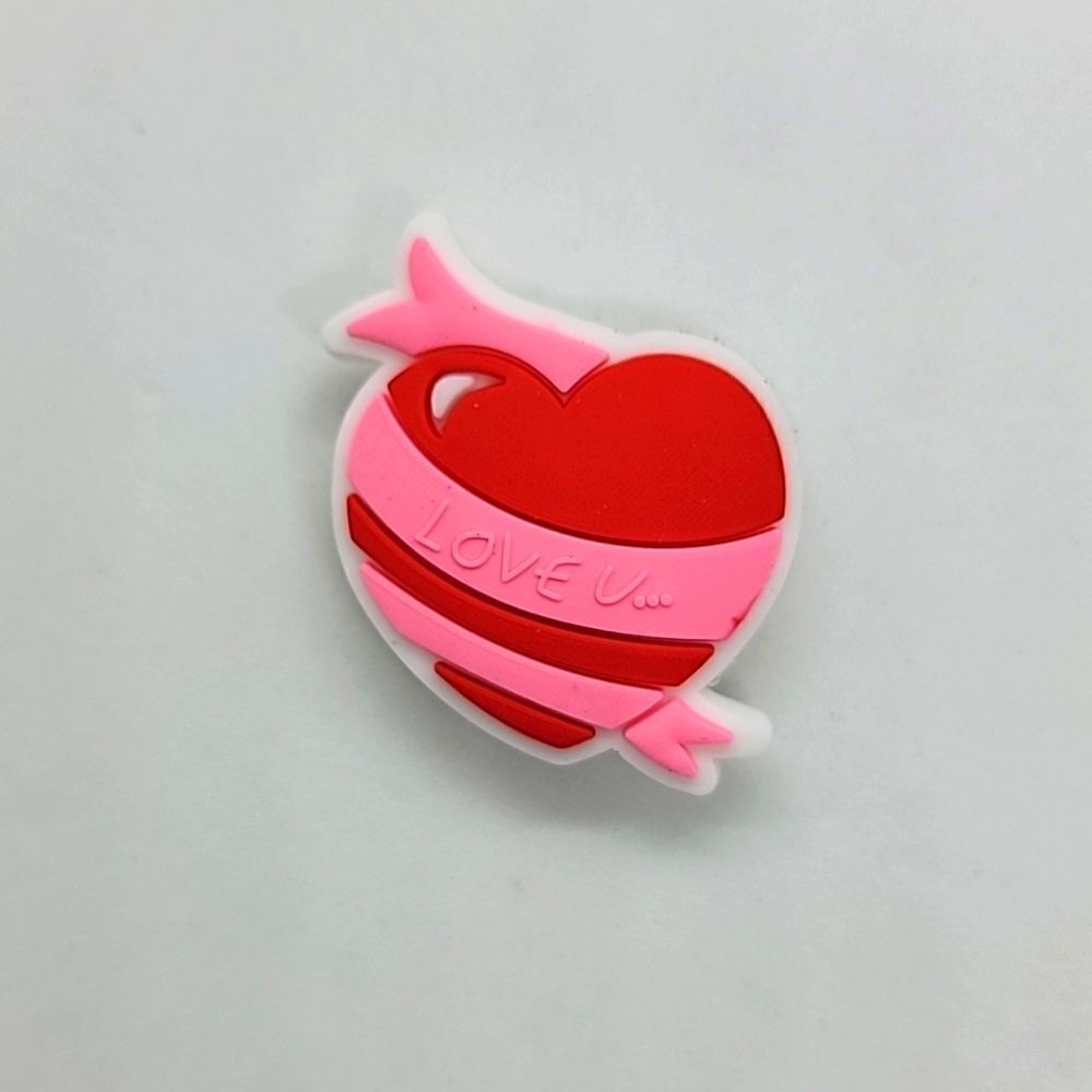 🎈5/$10🎈 PATCHES..CROC CHARMS.. Valentine's.. love.. heart..